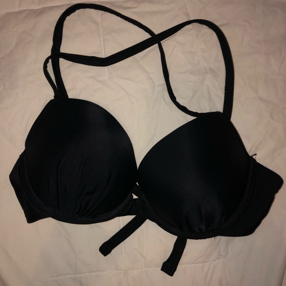 Black bikini top